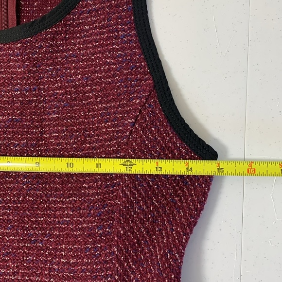 J. Crew Mini Sleeveless Tweed Fit & Flare Wool Blend Dress 2 - Picture 11 of 12